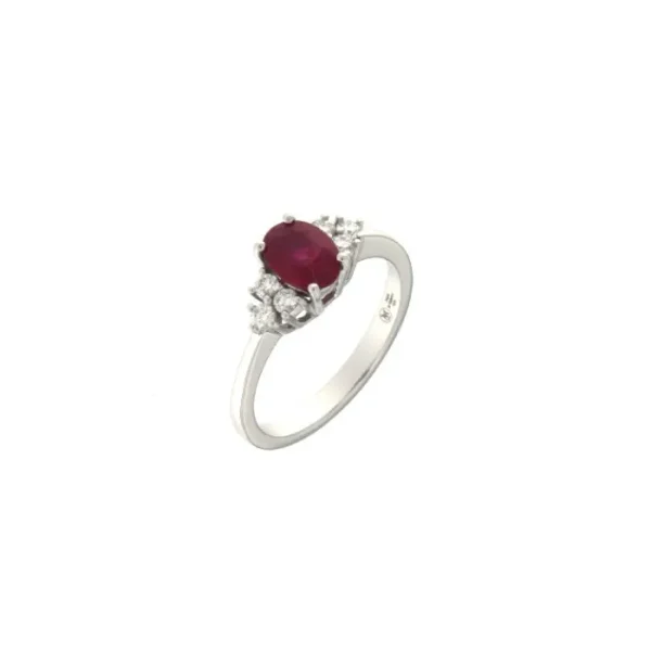 callegaro1964 Anello con rubino e diamanti Fashion