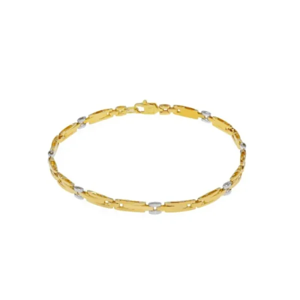 callegaro1964 Bracciale Uomo Oro Giallo E Bianco Online