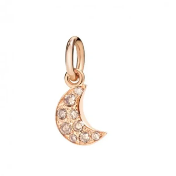 dodo Ciondolo luna con diamanti brown Hot