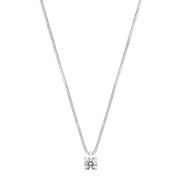 callegaro1964 Collana Punto Luce In Oro Bianco Con Diamante Sale