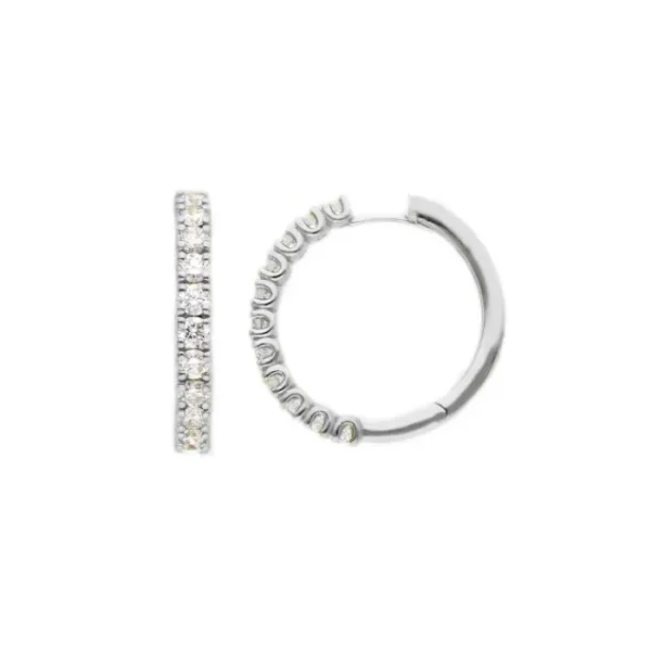 callegaro1964 Orecchini Verette In Oro Bianco E Diamanti Clearance